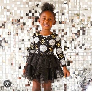 Posh Peanut Boogie Down Tulle Tiered Dress